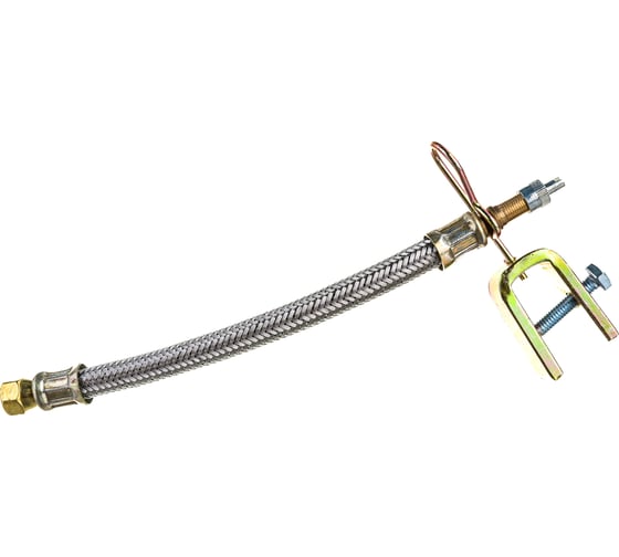 Изображение товара Шланг подкачки внутреннего колеса ДАЛИ-авто 15 см, металлическая оплетка DA-NP347