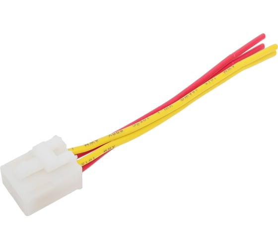 Изображение товара Колодка соединительная Nord-Yada 4х-конт. 7122-2446 (мама) с проводами YADA 904680