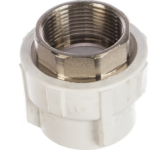 Изображение товара Разъемная муфта Политэк с внутренней резьбой 50х1 1/2 RG008VLL86JJ3R 7000150112