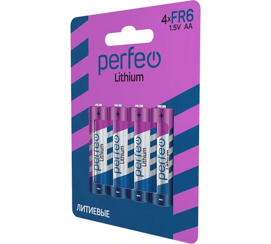 Изображение товара Батарейки PERFEO FR6/4BL Lithium 30017534