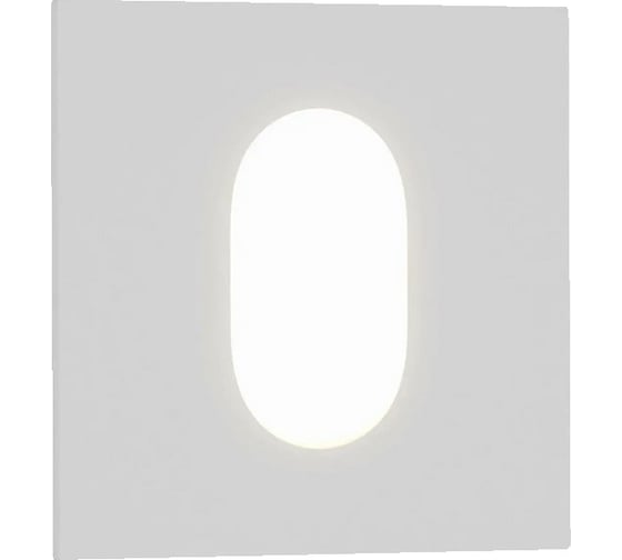 Изображение товара Бра DesignLed встраиваемое, для подсветки, FLOOR S, белый, 3Вт, 4500К, Indoor GW-S612-3-WH-NW 00-00003013