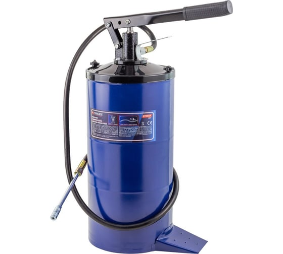 Изображение товара Нагнетатель смазки ручной Forsage 15кг (длина шланга 1.5, внутр.Ø 210мм, внутр. высота 410мм) F-07065A MST(59695)
