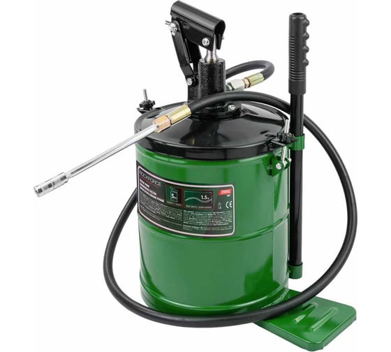 Изображение товара Нагнетатель смазки ручной Rockforce 5кг (длина шланга 1.5, внутр.Ø 210мм, внутр. высота 220мм) RF-2095C MST(59704)