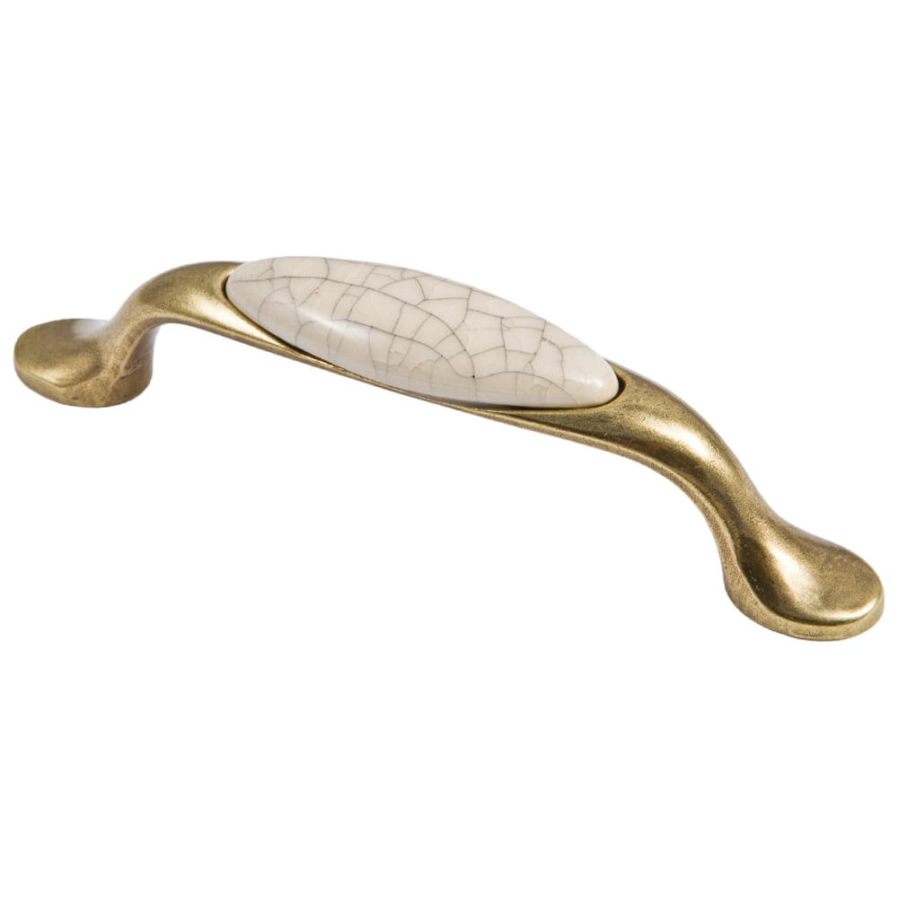 Изображение товара Ручка мебельная AKS UP19 скоба 96 мм старое золото