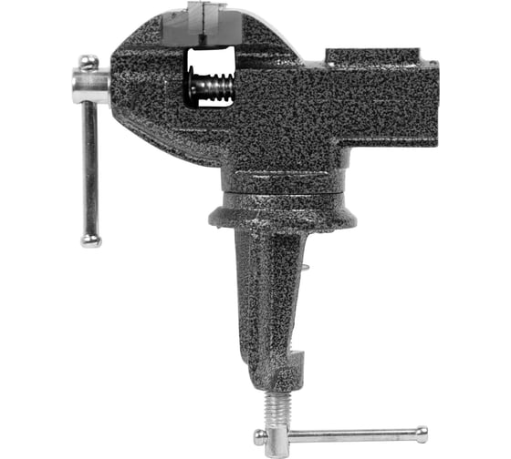 Изображение товара Тиски слесарные AV Steel настольные, поворотные, 60мм с наковальней AV-940406