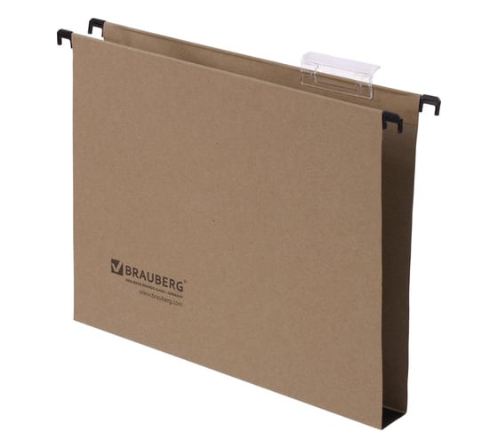 Изображение товара Подвесные папки BRAUBERG А4, 350х245 мм, до 300 листов, КОМПЛЕКТ 10 шт. 231788