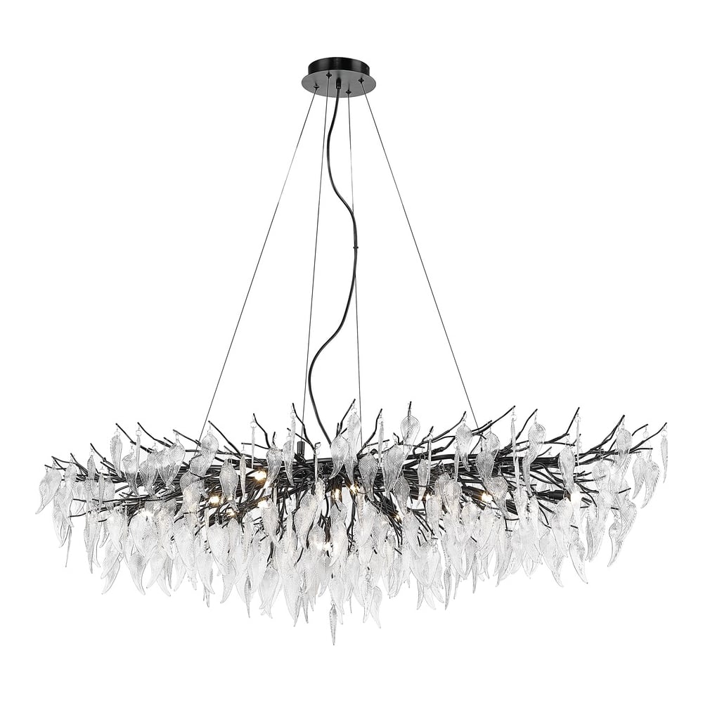 Изображение товара Подвесная люстра Wertmark DANIELA WE182.19.043 черная 19 ламп