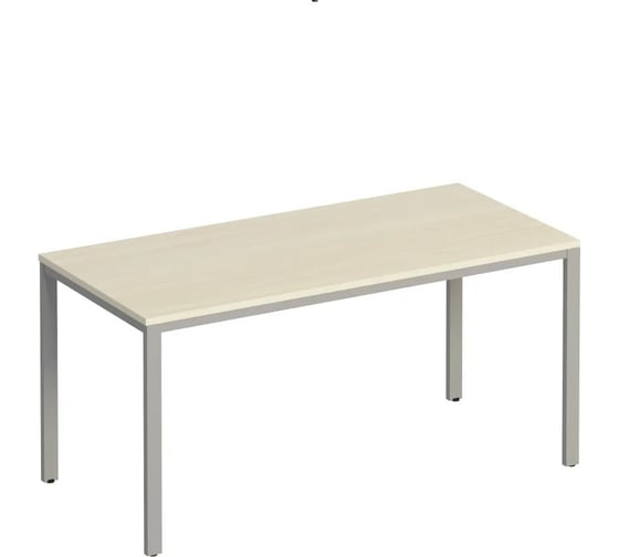 Изображение товара Стол письменный Юнитекс Комфорт на металлокаркасе КФ 160_75_75, дуб шамони светлый К.1133_ДШ