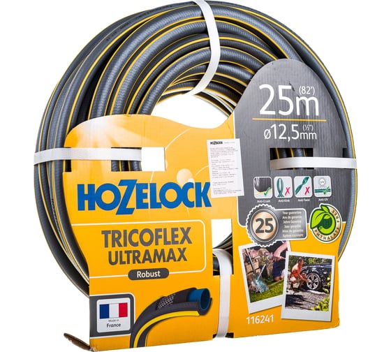 Изображение товара Шланг HoZelock TRICOFLEX ULTRAmAX 12.5 мм, 25 м 116241