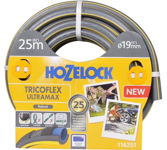 Изображение товара Шланг HoZelock TRICOFLEX ULTRAmAX 19 мм, 25 м 116251