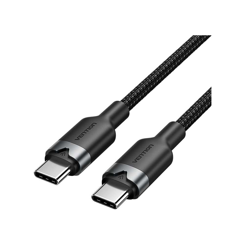 Изображение товара Кабель VENTION USB 2.0 CM/CM - 1м. Черный 3А PD60W TRDBF