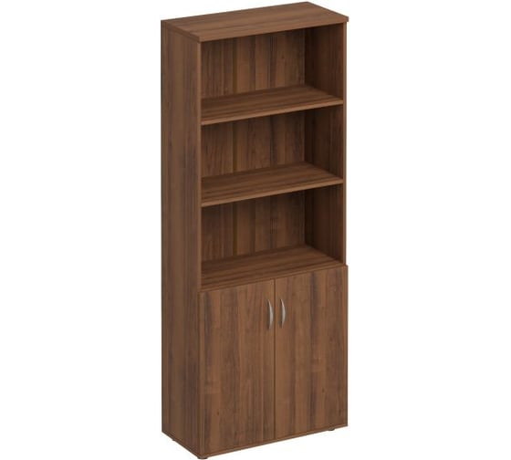 Изображение товара Шкаф для документов Юнитекс Комфорт полузакрытый 80_38_200, орех французский К.371_ОФ