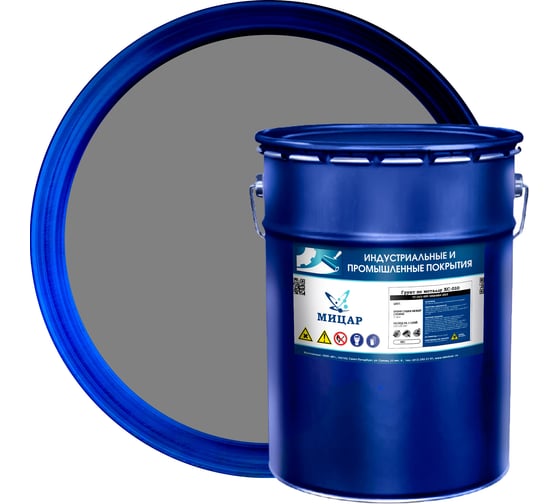 Изображение товара Грунт Мицар ХС-010 25 кг серый УТ000010930