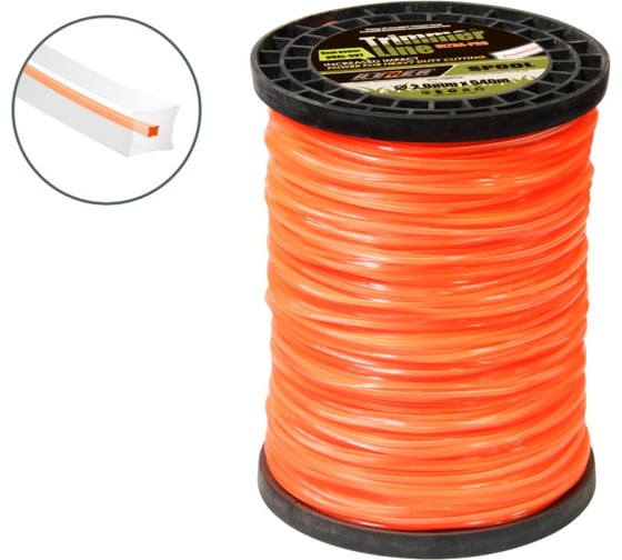 Изображение товара Леска DUAL-CUT (2.0 мм; 540 м; квадрат) Rezer 03.007.00010