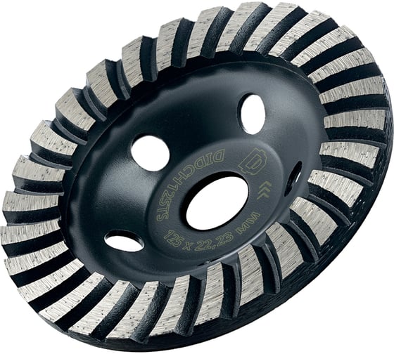 Изображение товара Чашка алмазная турбо по бетону 125 мм Diamond Industrial DIDCH125TS