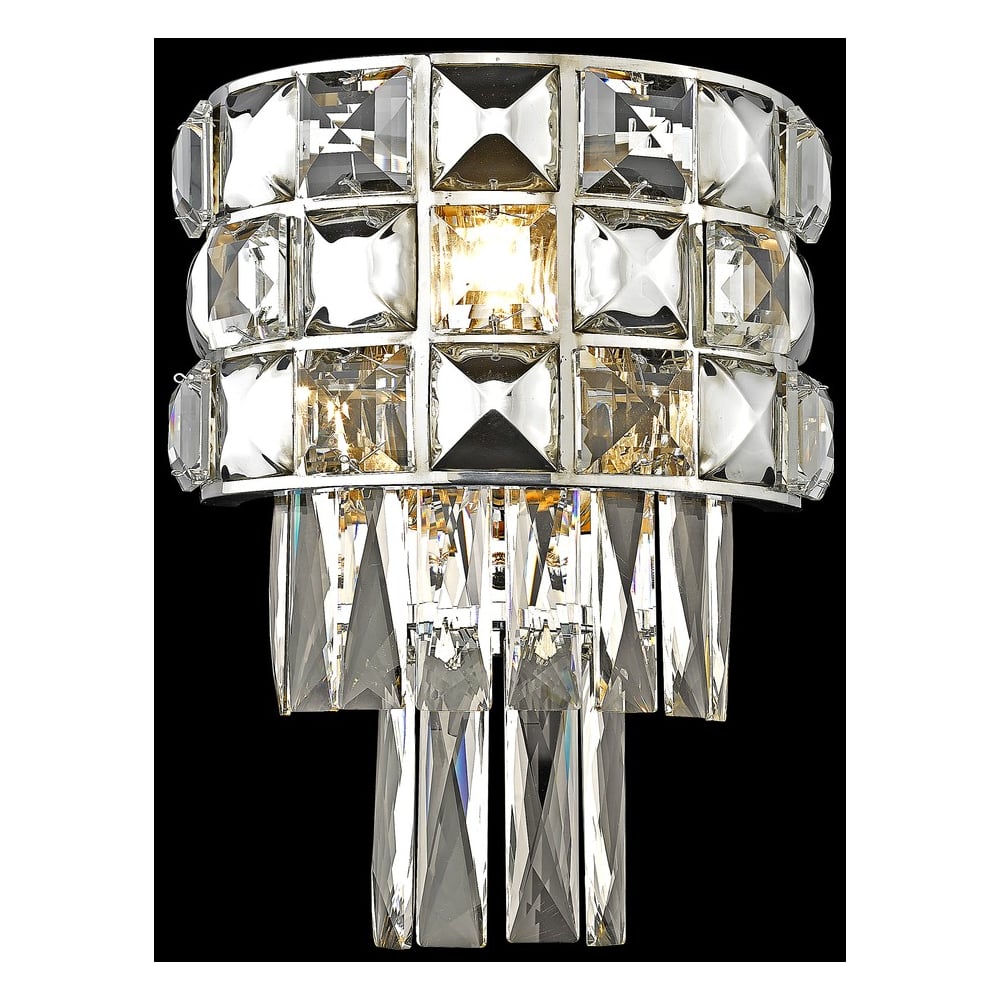 Изображение товара Настенный светильник Wertmark SABRINA с тремя лампами и хромированной поверхностью