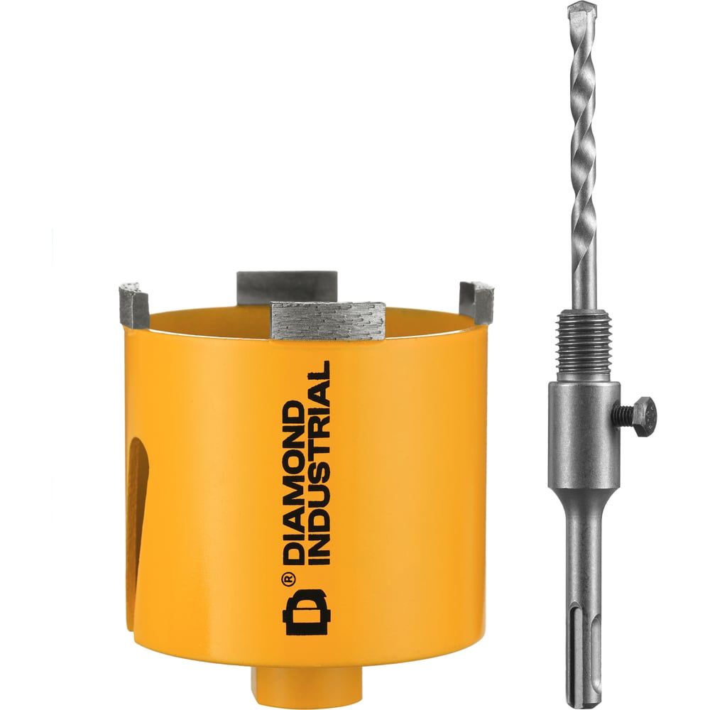 Изображение товара Коронка алмазная по бетону 82 мм SDS+ в сборе Diamond Industrial DIDCC80