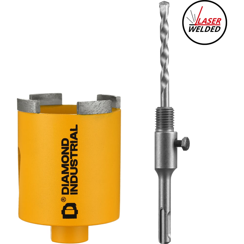 Изображение товара Коронка алмазная по бетону 68 мм SDS+ в сборе Diamond Industrial DIDCC68