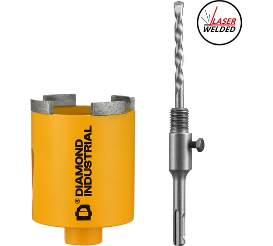 Изображение товара Коронка алмазная по бетону 68 мм SDS+ в сборе Diamond Industrial DIDCC68