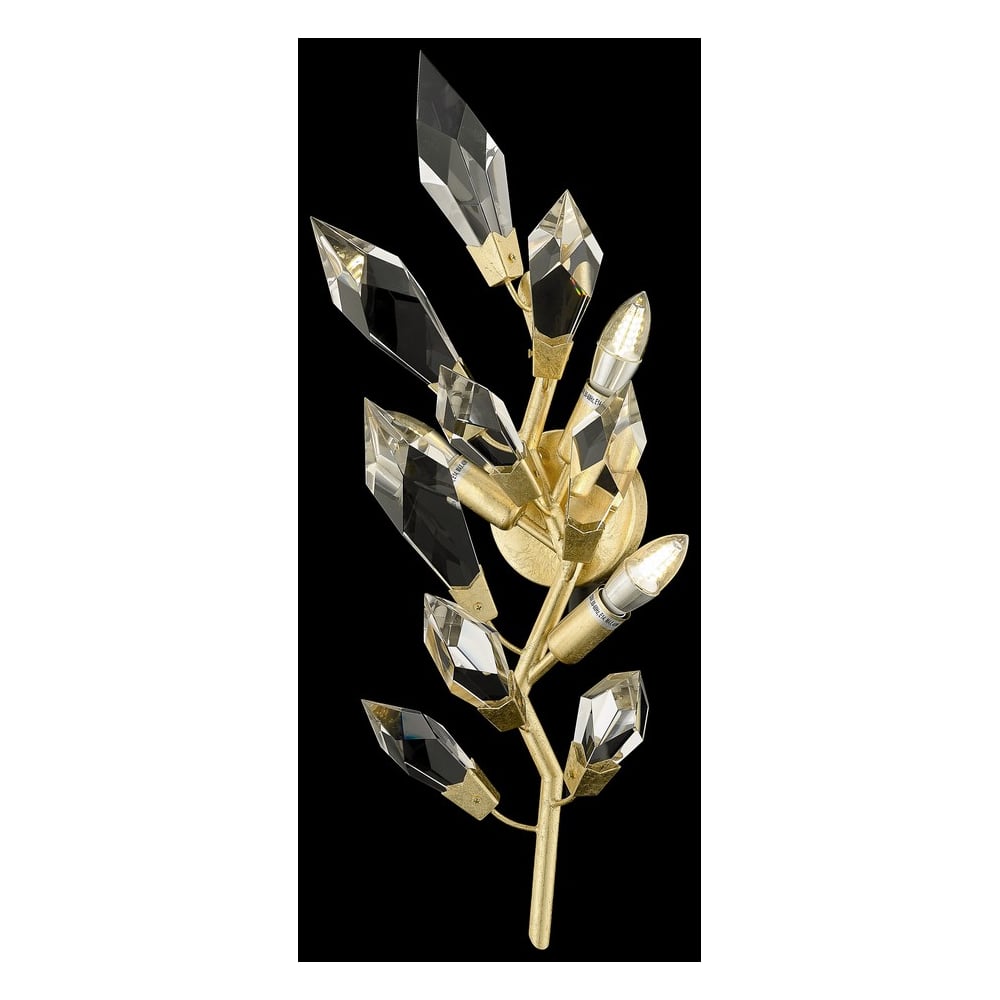 Изображение товара Настенный светильник Wertmark CASANDRA с 3 лампами E14 золотой корпус