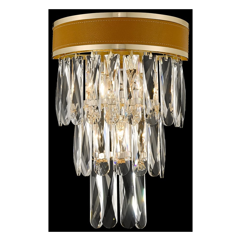 Изображение товара Настенный светильник Wertmark CLARISSA WE136.03.301 - Хрустальный дизайн и мощное освещение