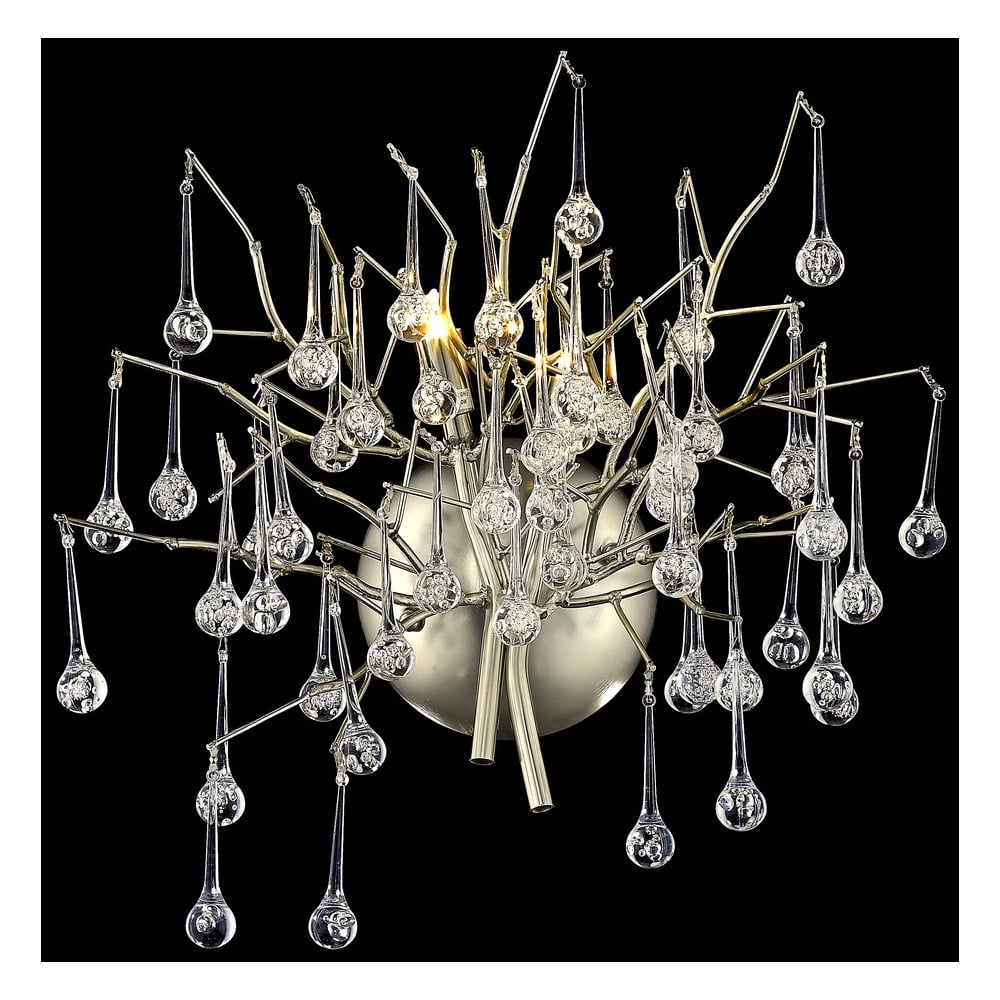 Изображение товара Настенный светильник Wertmark DIONISIA WE189.02.201, 2 лампы, никель