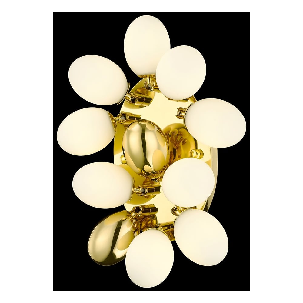 Изображение товара Настенный светильник Wertmark OLIVIA WE232.09.301 с золотой арматурой