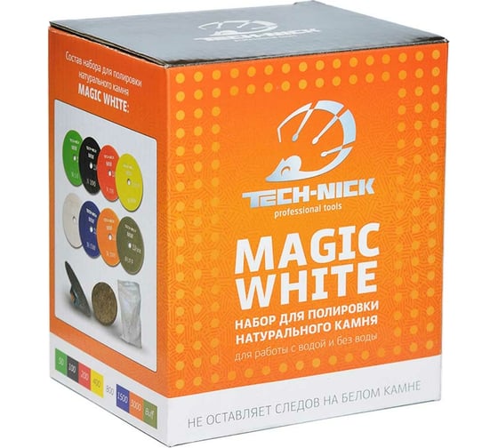 Изображение товара Набор Magic White для полировки камня TECH-NICK 025123001