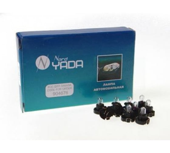 Изображение товара Лампа Nord-Yada T3 12V (0.84W) в черном патроне (панель приборов) (10шт в 1 упаковке) 904676