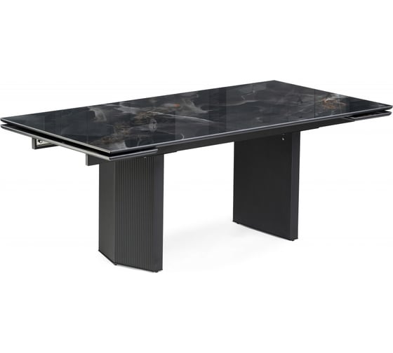 Изображение товара Керамический стол Woodville Монерон 200(260)х100x77 см, black paradise/черный 588032