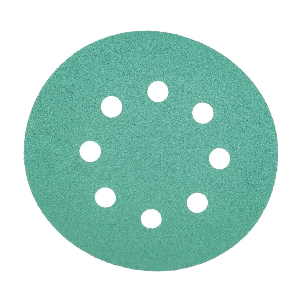 Изображение товара Абразивный круг GREEN Film 125 мм P1500 8 отверстий липучка 10 шт TILFLEX TL40-1500/10