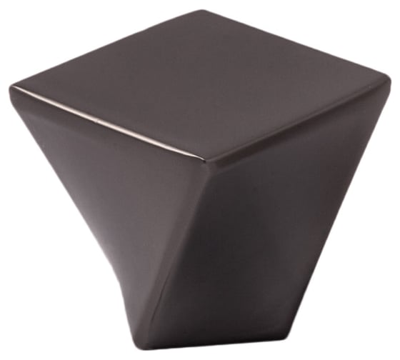 Изображение товара Ручка мебельная AKS TECHNO кнопка металлическая, графит 59107