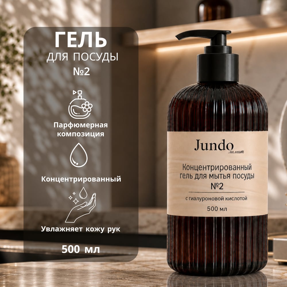 Изображение товара Средство для мытья посуды Jundo Лимит №2, 500 мл 4903720041239 Изображение товара Средство для мытья посуды Jundo Лимит №2, 500 мл 4903720041239