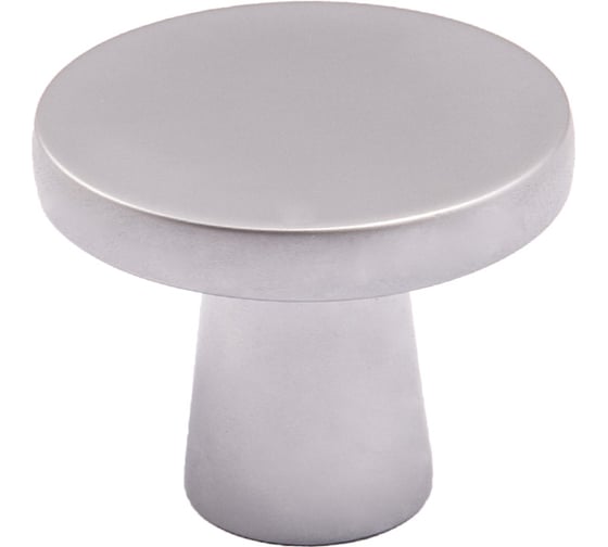 Изображение товара Ручка мебельная AKS SOLO кнопка металлическая, матовый хром 62306