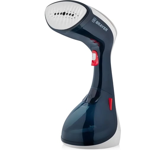 Изображение товара Отпариватель BRAYER 1630 Вт, пар 25 г/мин, съемная щетка, фиксация пара, 270 мл BR4123