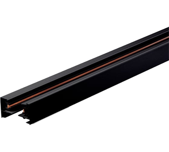 Изображение товара Однофазный шинопровод Wolta 1 метр черный WTL-TR1/02B