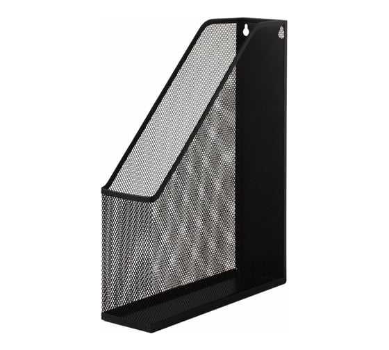 Изображение товара Вертикальный металлический лоток для бумаг BRAUBERG Germanium 250х72х315 мм 231948