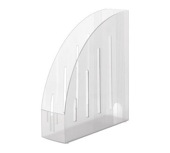 Изображение товара Вертикальный прозрачный лоток для бумаг BRAUBERG Energy 261х85х300 мм 231555