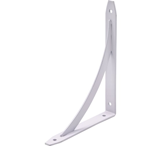 Изображение товара Уголок-кронштейн для полок РемоКолор декоративный, Арка, белый, 125x125 мм, 1 шт. 71-2-412