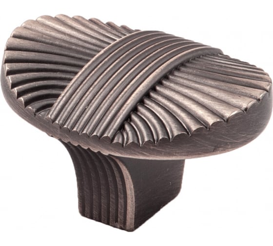 Изображение товара Ручка мебельная AKS MAGIA кнопка металлическая, античное серебро 71323