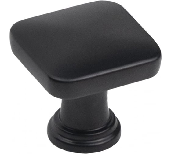 Изображение товара Ручка мебельная AKS KNOPA кнопка металлическая, черный матовый 80675