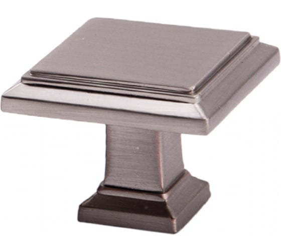 Изображение товара Ручка мебельная AKS IONIKA кнопка металлическая,шлифованная сталь 56920