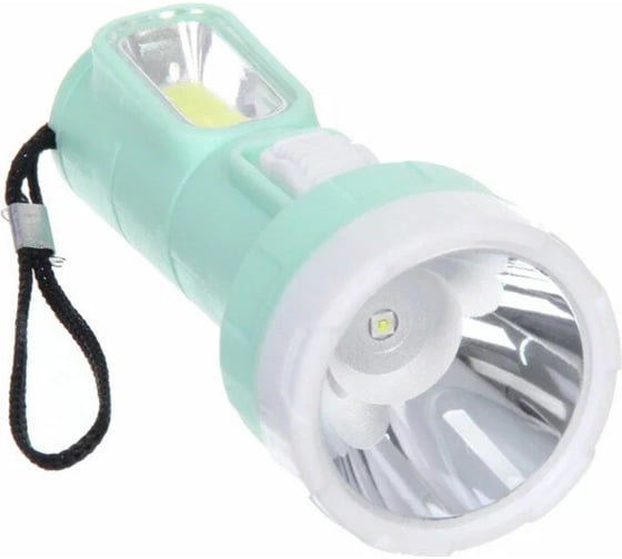 Изображение товара Фонарь ручной Турист мастер 1 режим 1LED+COB 1AA микс 3 цвета YB229 855-365