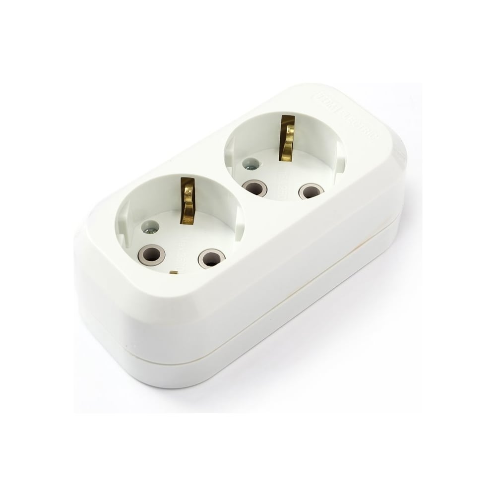 Изображение товара Колодка для удлинителя Very 2 розетки 16А для бытового использования