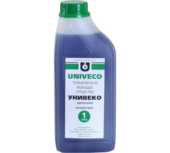 Изображение товара Щелочное моющее средство УНИВЕКО ТМС концентрат, 1л 4620002840426