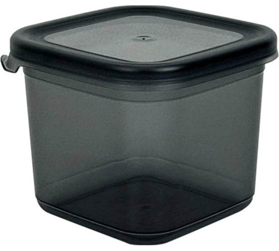 Изображение товара Емкость для сыпучих продуктов Мультипласт Групп 0,7л серый MPG9895