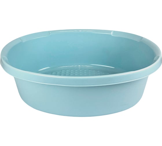 Изображение товара Таз пищевой Мультипласт Групп овальный 25л. голубой MPG9956