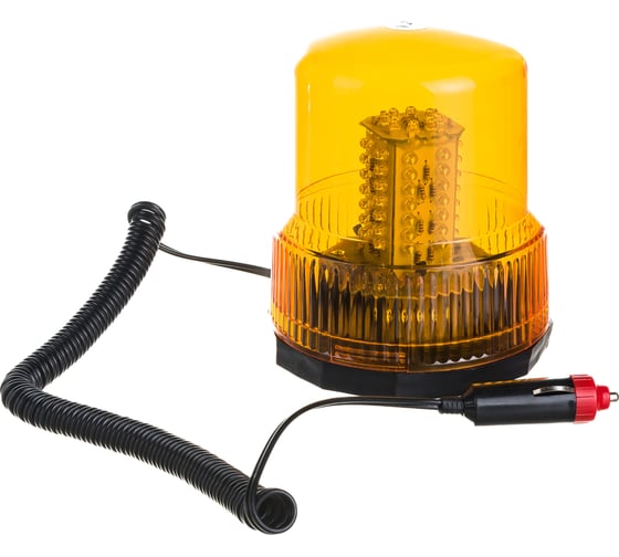 Изображение товара Импульсный маяк ДАЛИ-авто 12V светодиодный, магнит + стационар. желтый DA-01822