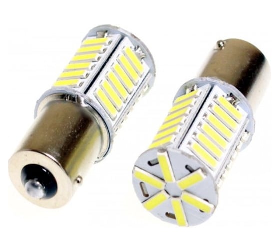 Изображение товара Светодиод Nord-Yada S25 36SMD size 7020 12V BA15S P21W белый (2 шт в 1 упаковке) 900311