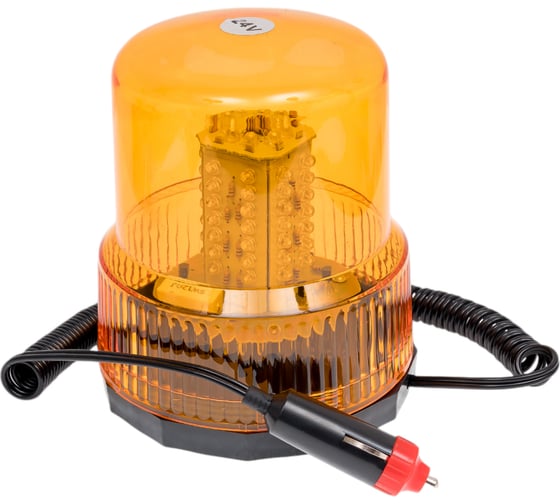 Изображение товара Импульсный маяк ДАЛИ-авто 24V светодиодный, магнит + стационар. желтый DA-01823